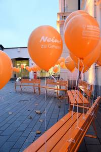 Das Statement am &#34;Orange day&#34;: Nein zu Gewalt!