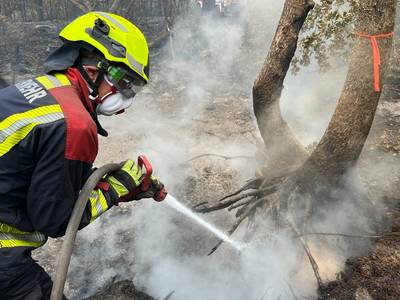 Löschen eines Brandes