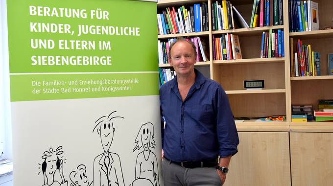 Jürgen Scheidle, Leider der FEB, in der Familienberatungsstelle