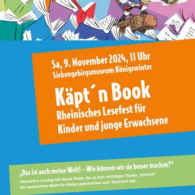 Plakat Käpt´n Book im Siebengebirgsmuseum