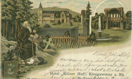 Ansichtskarte Kloster Heisterbach, um 1900
