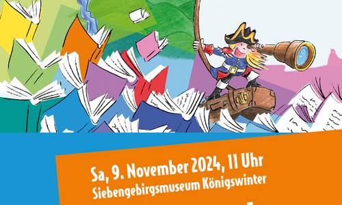 Plakat Käpt´n Book im Siebengebirgsmuseum