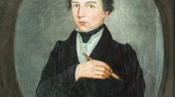 Otto Grashof (1812–1876): Porträt von Franz Ittenbach, 1832/1834, Öl auf Leinwand Siebengebirgsmuseum/Heimatverein Siebengebirge